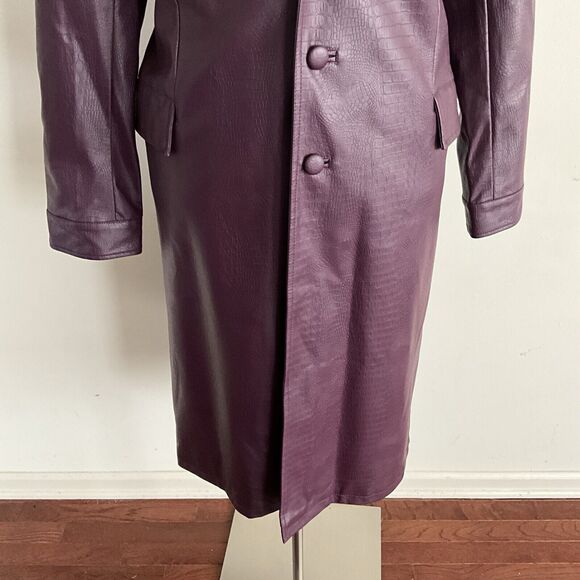 Joker Suicide Squad Purple Jacket Trench Coat Men Cosplay Hot Topic Jared Leto L - Picture 9 of 10